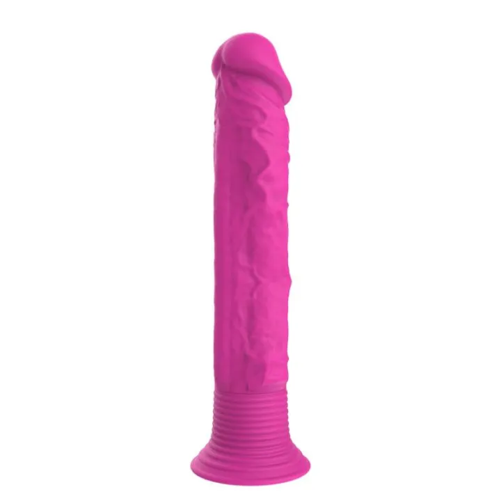 Dildo Realista con Vibración Silicona Rosa de A-Gusto