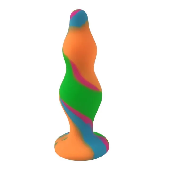 Plug Anal Silicona Multi Color de A-Gusto