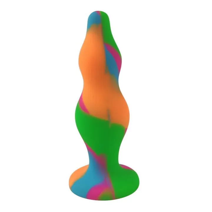 Plug Anal Silicona Multi Color de A-Gusto