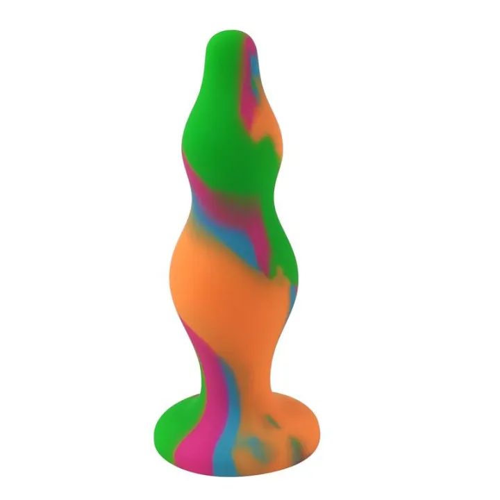 Plug Anal Silicona Multi Color de A-Gusto