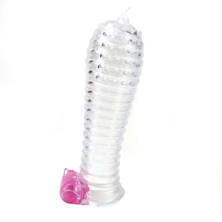Funda para el Pene con Vibración Transparente de A-Gusto