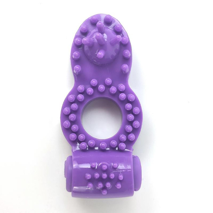 Anillo para el Pene con Vibración Púrpura de A-Gusto | VibraZon