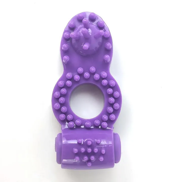 Anillo para el Pene con Vibración Púrpura de A-Gusto