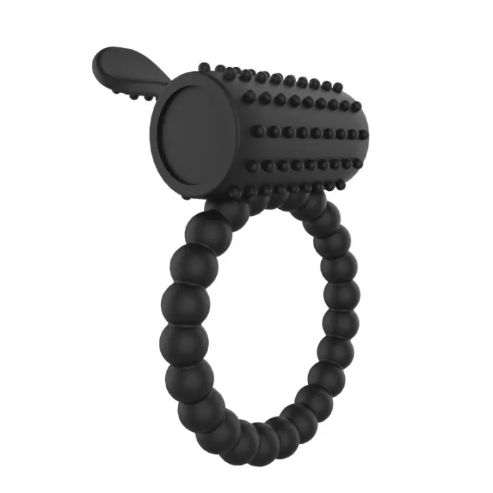 Anillo para el Pene con Vibración Negro de A-Gusto