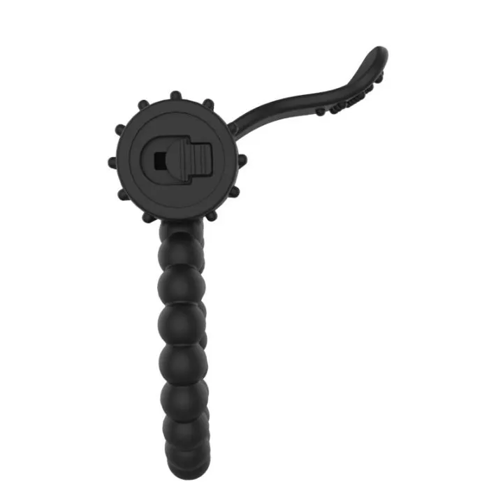 Anillo para el Pene con Vibración Negro de A-Gusto