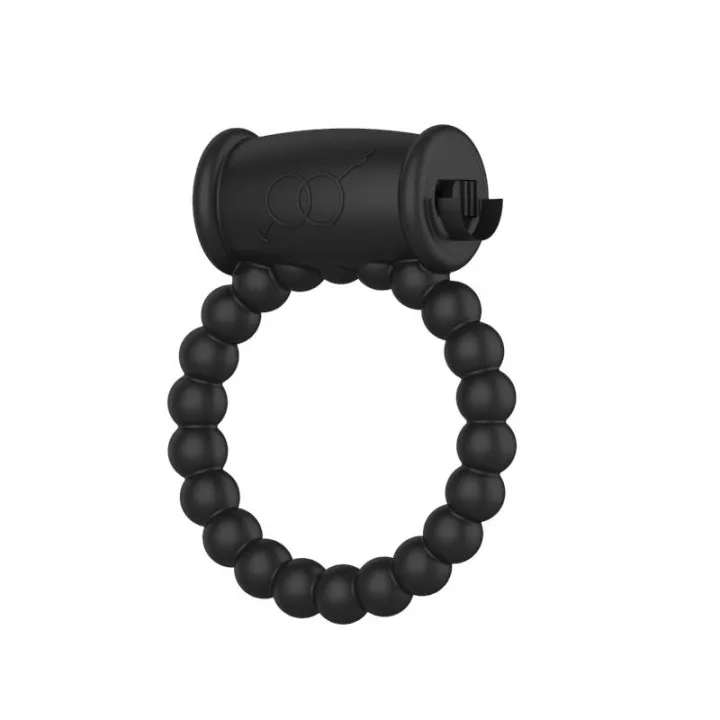 Anillo para el Pene con Vibración Negro de A-Gusto