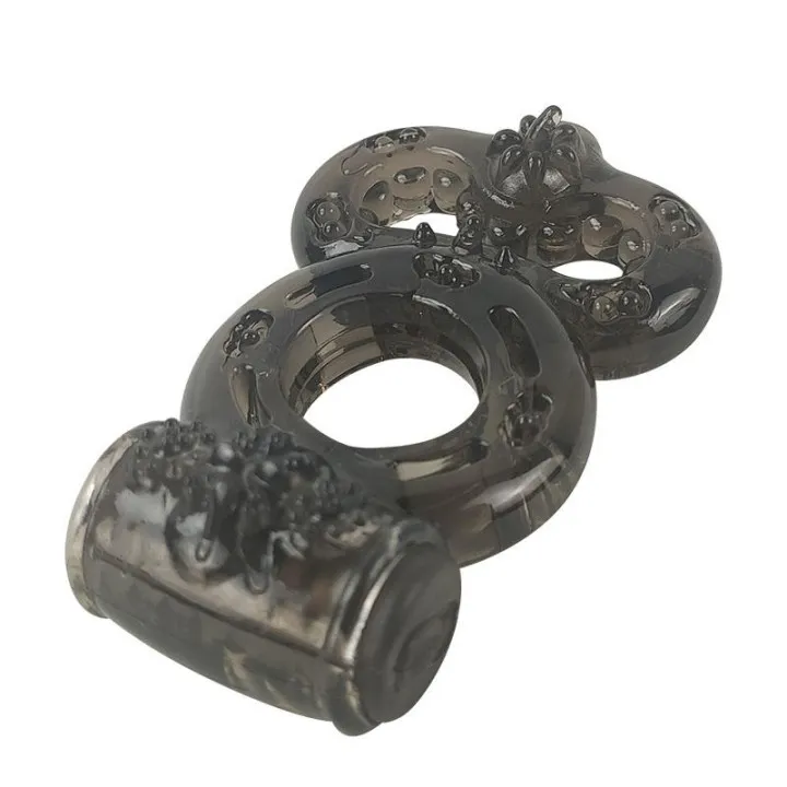 Anillo para el Pene con Vibración Negro de A-Gusto