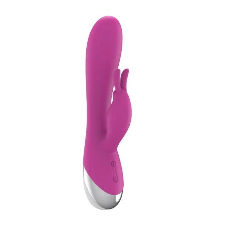 VIbrador Dual USB Silicona Rosa de A-Gusto