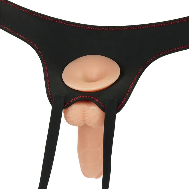 Arnés con Dildo con Vibración y Control Remoto 8.5 de Lovetoy