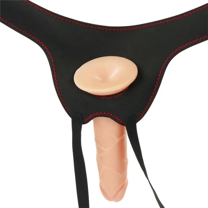 Arnés con Dildo con Vibración y Control Remoto 7.5 de Lovetoy