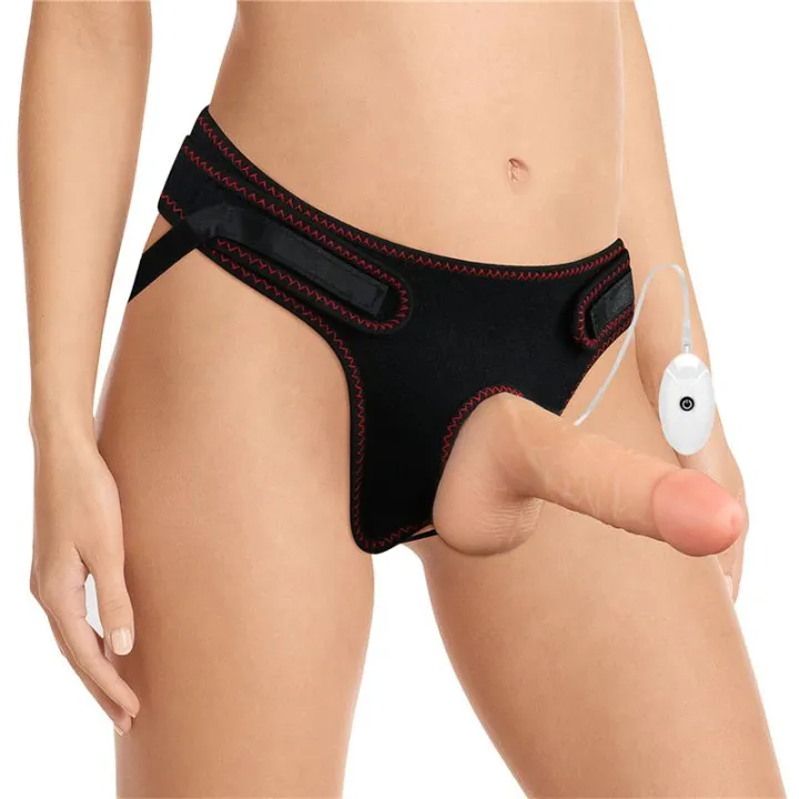 Arnés con Dildo con Vibración y Control Remoto 7.0 de Lovetoy