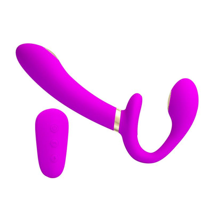 Thunderbird Vibrador para Parejas sin Arnés con Control Remoto de Prettylove | VibraZon