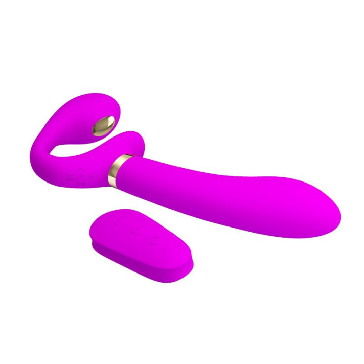 Thunderbird Vibrador para Parejas sin Arnés con Control Remoto de Prettylove | VibraZon