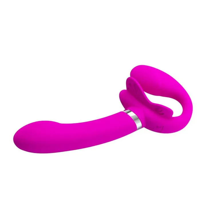 Valerie Vibrador para Parejas sin Arnés USB de Prettylove