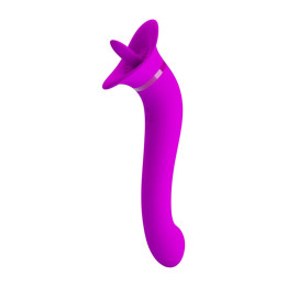 Faust Vibrador con Lengua Estimuladora USB de Prettylove | VibraZon