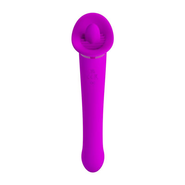 Faust Vibrador con Lengua Estimuladora USB de Prettylove | VibraZon