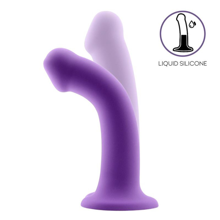 Bouncy Dildo Silicone Flexible Hiper Flexible 7.5 - 19 cm Talla L Púrpura de Action | VibraZon