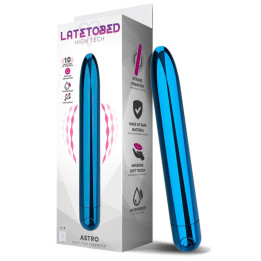 Astro Vibrador 10 Funciones 18.5 cm USB Azul de Latetobed | VibraZon