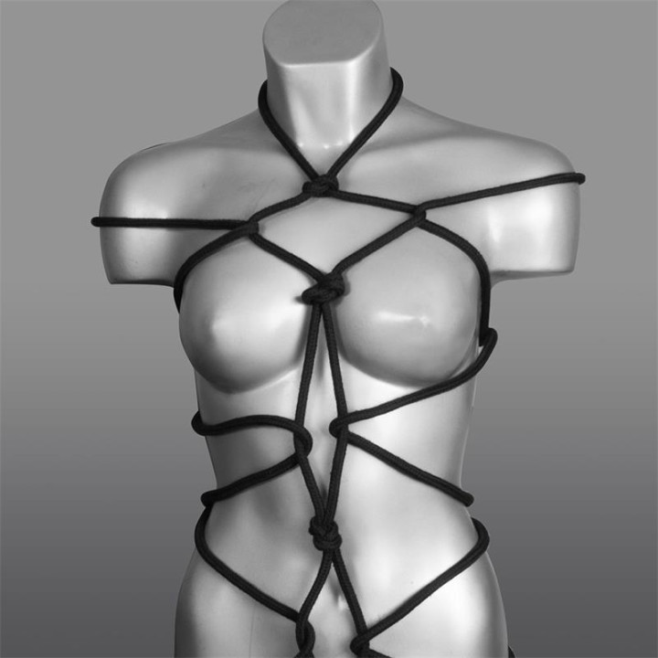 Cuerda Bondage 10 m Negro de Secret Play | VibraZon