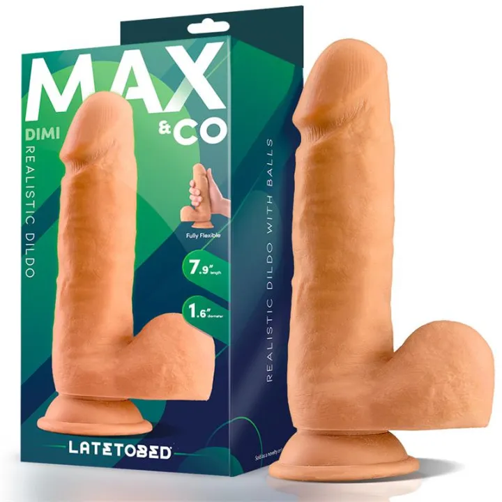 Dimi Dildo Realista con Testículos 7.9 Natural de Max & Co