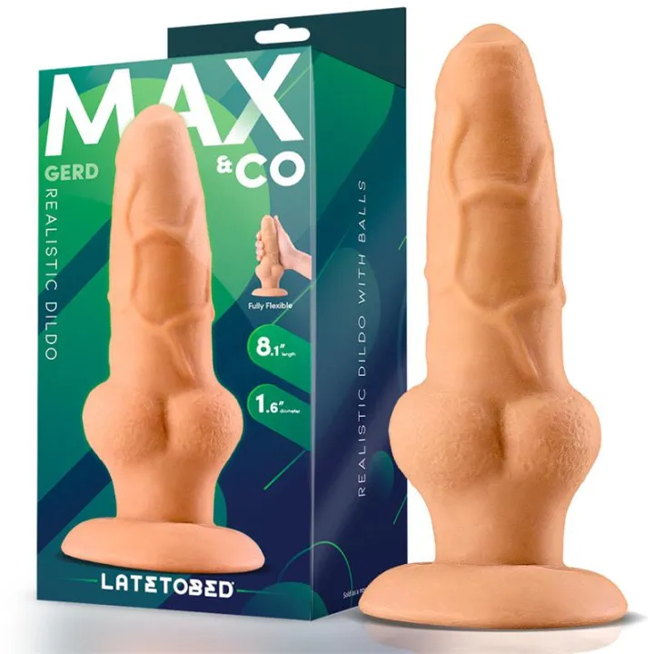 Gerd Dildo Realista con Testículos 8.1 Natural de Max & Co