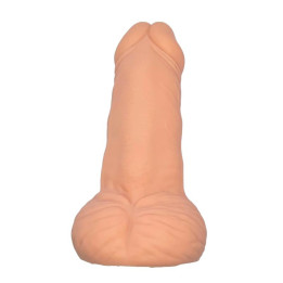Pene con Testículos Antiestres Goma de Diverty Sex | VibraZon