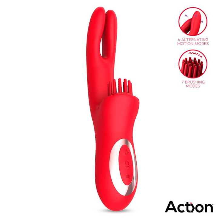Bilma Vibrador con Movimientos Alternantes y Brushing 4 Motores de Action | VibraZon