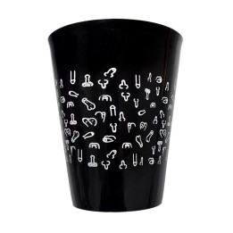 Vaso Plástico Dibujo Penes 500ml de Diverty Sex | VibraZon