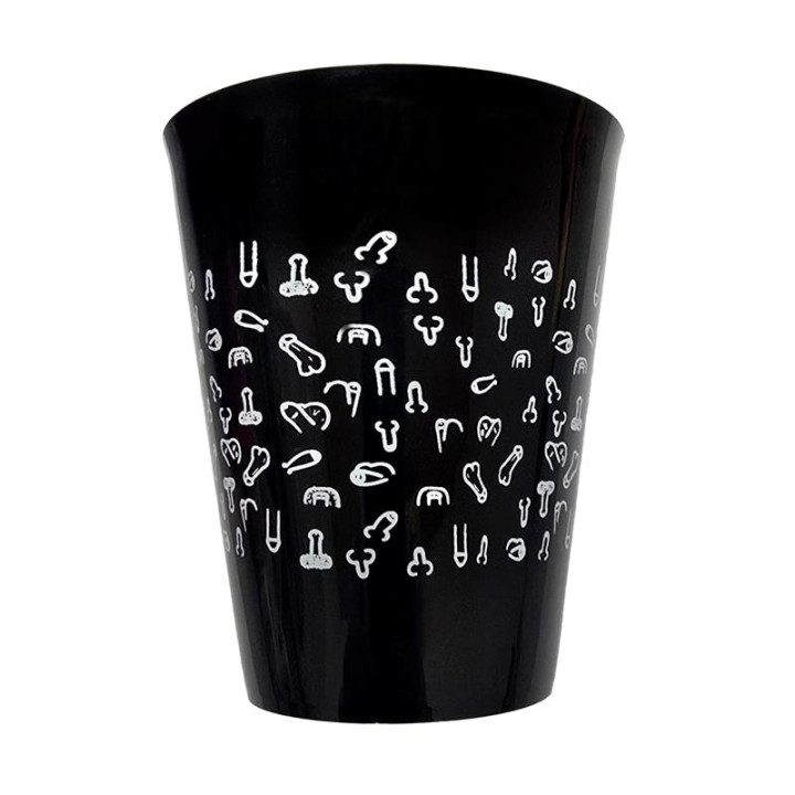 Vaso Plástico Dibujo Penes 500ml de Diverty Sex | VibraZon
