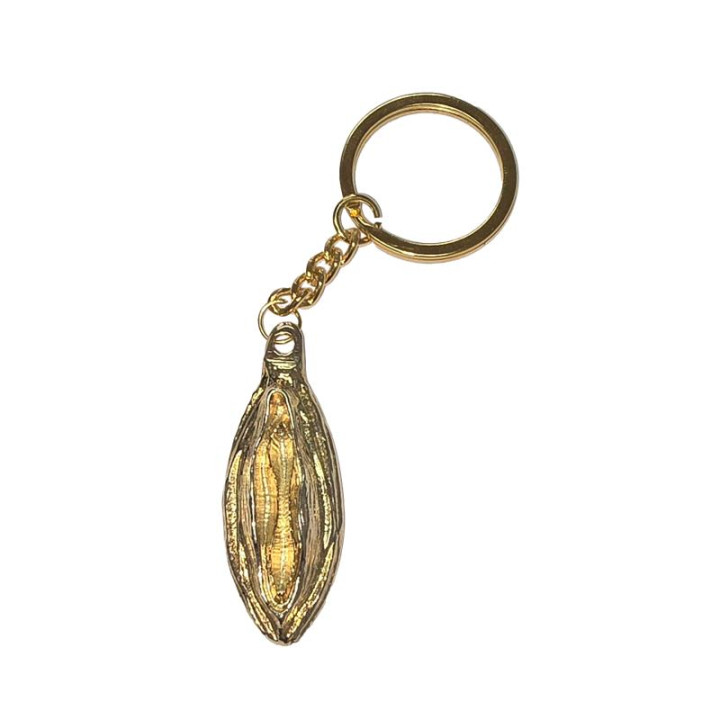 Llavero Forma de Labios Dorado de Diverty Sex | VibraZon