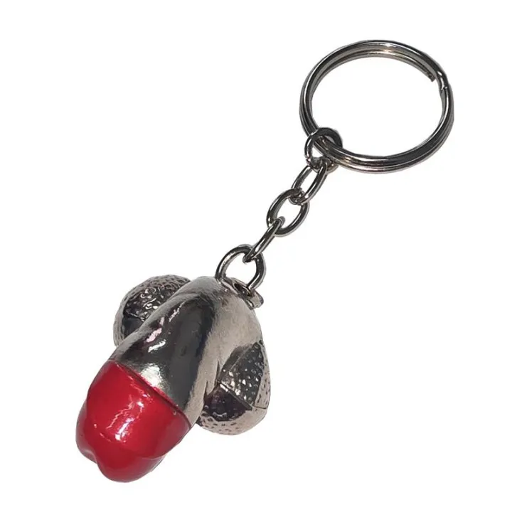 Llavero Forma de Pene Metal Plata de Diverty Sex