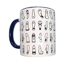 Taza Mug Vibradores 370 ml de Diverty Sex | VibraZon