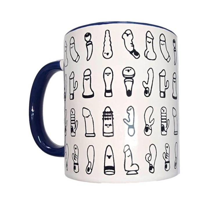 Taza Mug Vibradores 370 ml de Diverty Sex | VibraZon