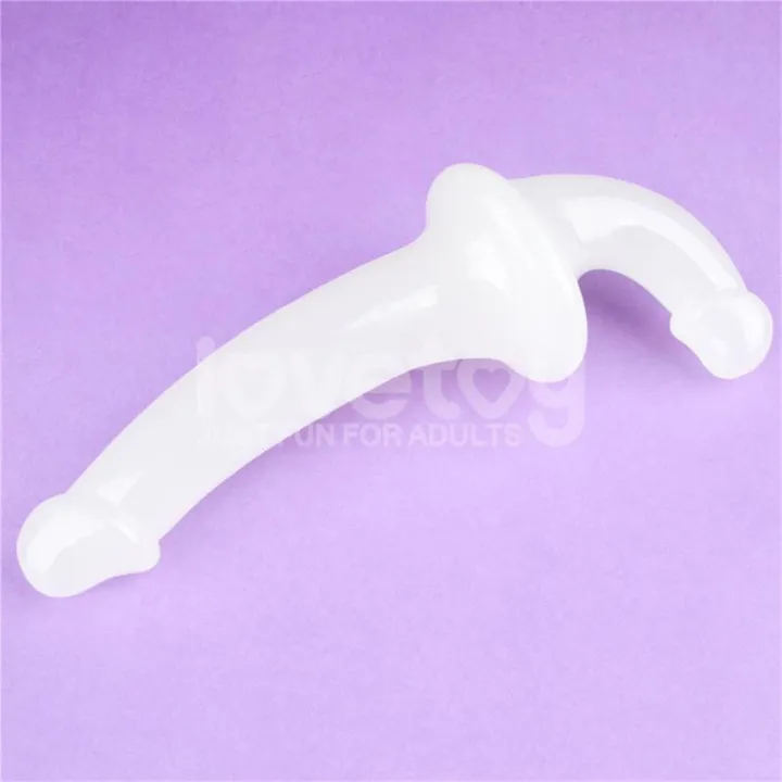 Dildo doble Lumino Play Luz Azul 10.5 de Lovetoy