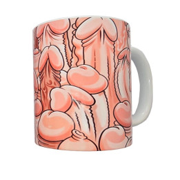Taza Color Penes 370ml de Diverty Sex | VibraZon