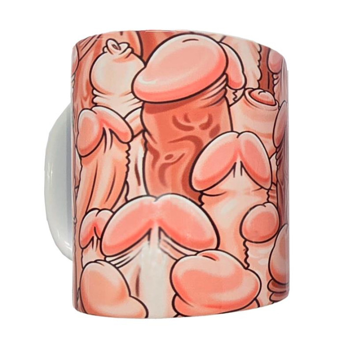 Taza Color Penes 370ml de Diverty Sex | VibraZon