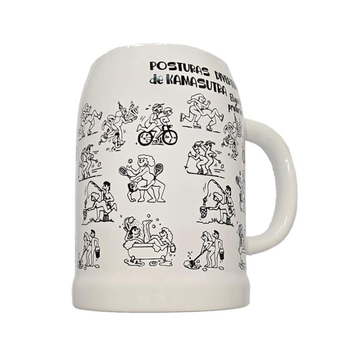 Jarra Cerveza Kamasutra 700ml de Diverty Sex | VibraZon