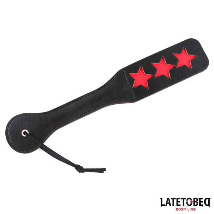 Pala Doble Capa con Estrellas 32 cm de Latetobed Bdsm Line | VibraZon