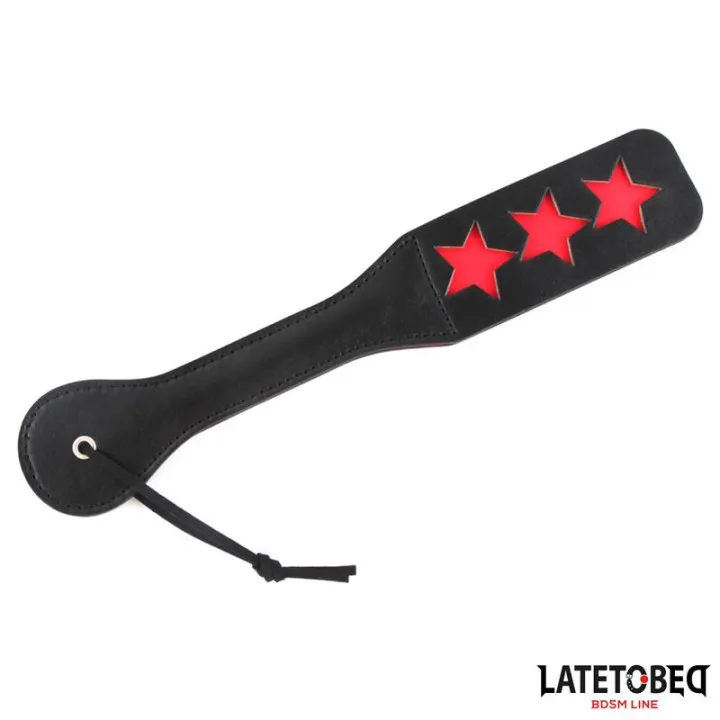 Pala Doble Capa con Estrellas 32 cm de Latetobed Bdsm Line