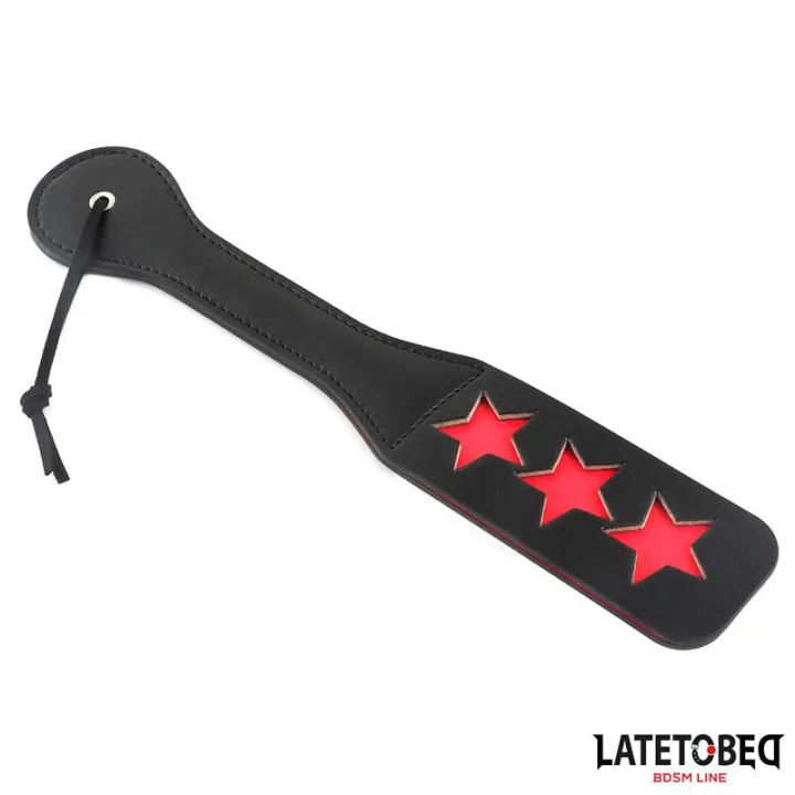 Pala Doble Capa con Estrellas 32 cm de Latetobed Bdsm Line