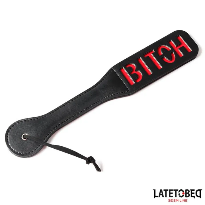 Pala Doble Capa Lema BITCH 32 cm de Latetobed Bdsm Line