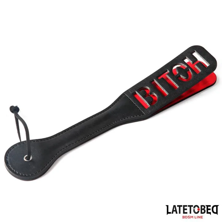 Pala Doble Capa Lema BITCH 32 cm de Latetobed Bdsm Line