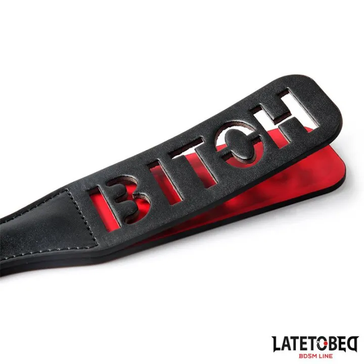 Pala Doble Capa Lema BITCH 32 cm de Latetobed Bdsm Line