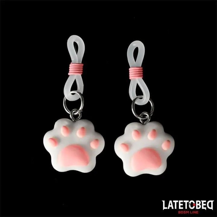 Pinzas para Pezones con Patita de Gato de Latetobed Bdsm Line