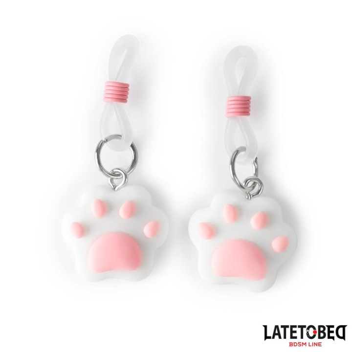 Pinzas para Pezones con Patita de Gato de Latetobed Bdsm Line | VibraZon