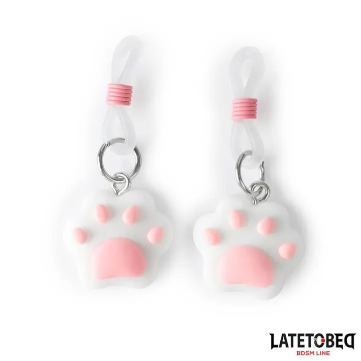 Pinzas para Pezones con Patita de Gato de Latetobed Bdsm Line