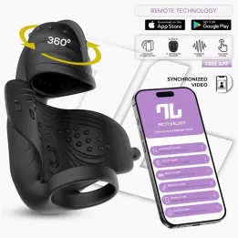 Zonte Masturbador con Rotación y Vibración con APP de Intoyou App Series