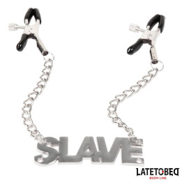 Pinzas para Pezones Lema Slave de Latetobed Bdsm Line | VibraZon