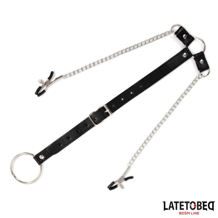 Pinzas para Pezones y Anillo para el Pene de Latetobed Bdsm Line | VibraZon