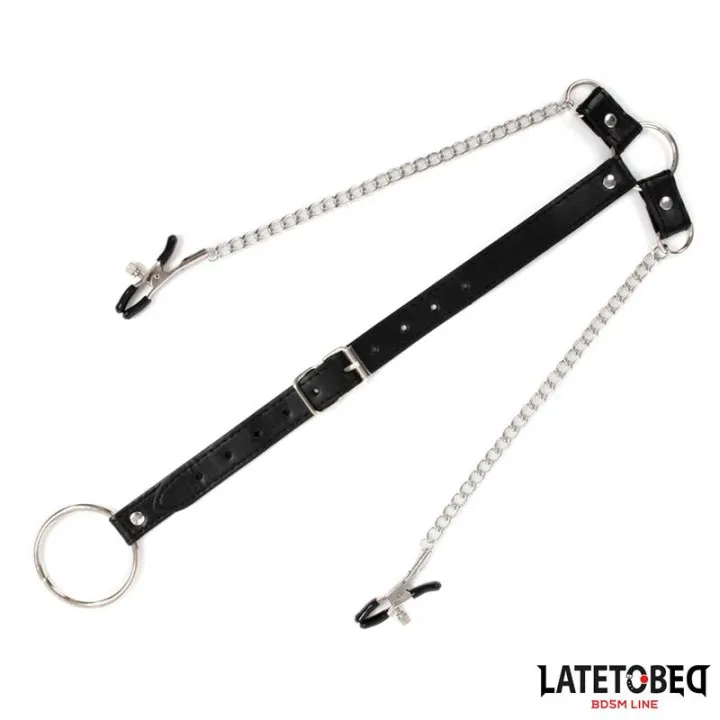 Pinzas para Pezones y Anillo para el Pene de Latetobed Bdsm Line